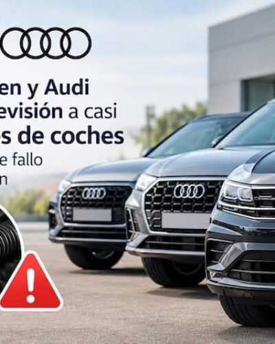 Audi y Volkswagen llaman a revisión a casi tres millones de vehículos
